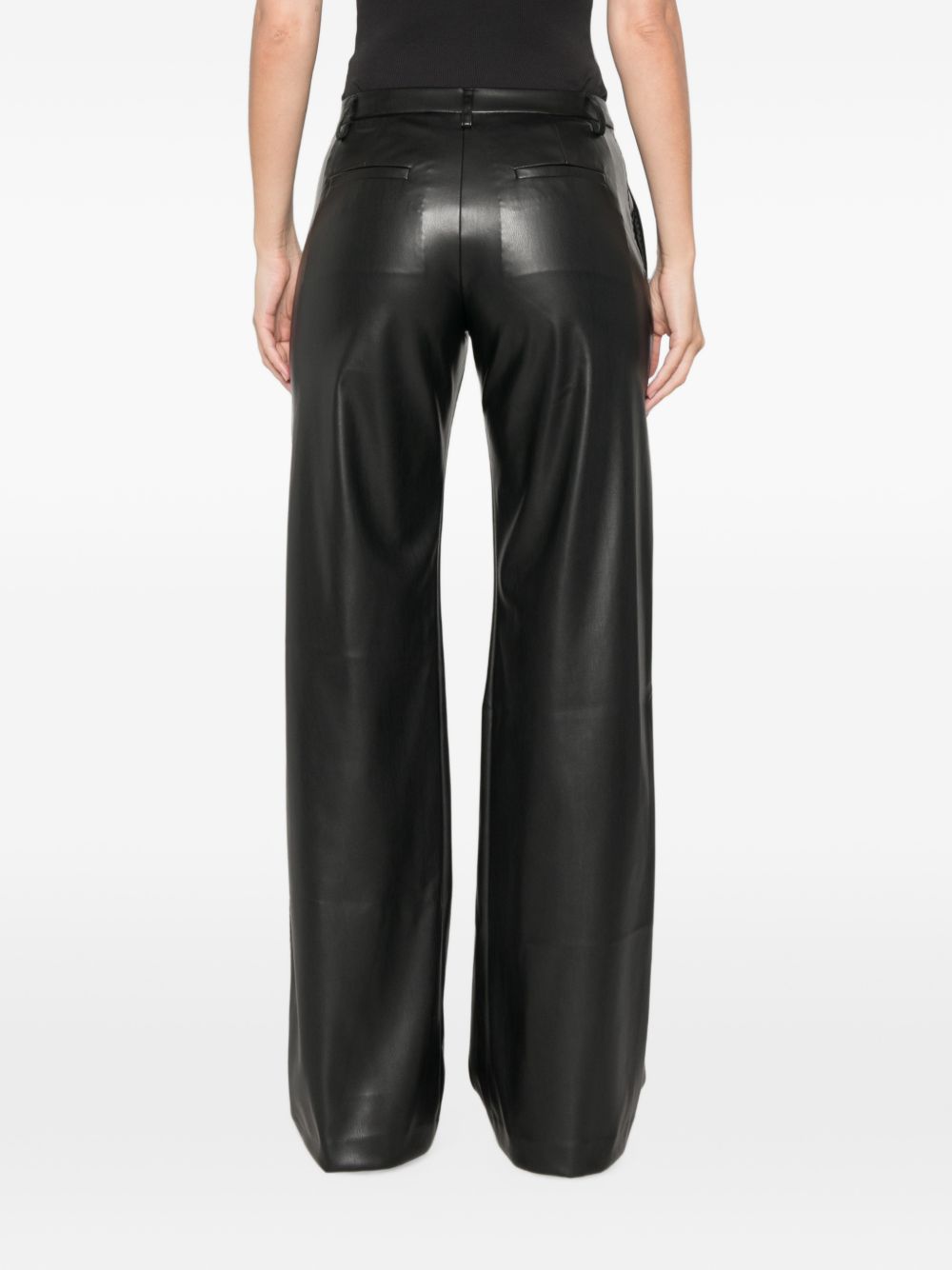 FAUX LEATHER TROUSERS