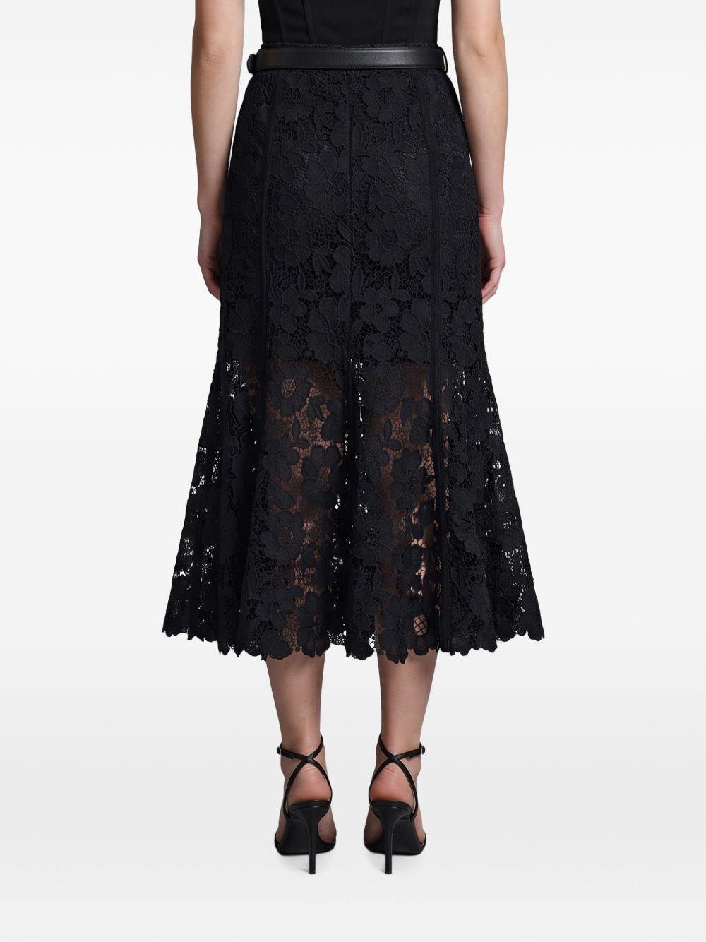 LACE MIDI SKIRT
