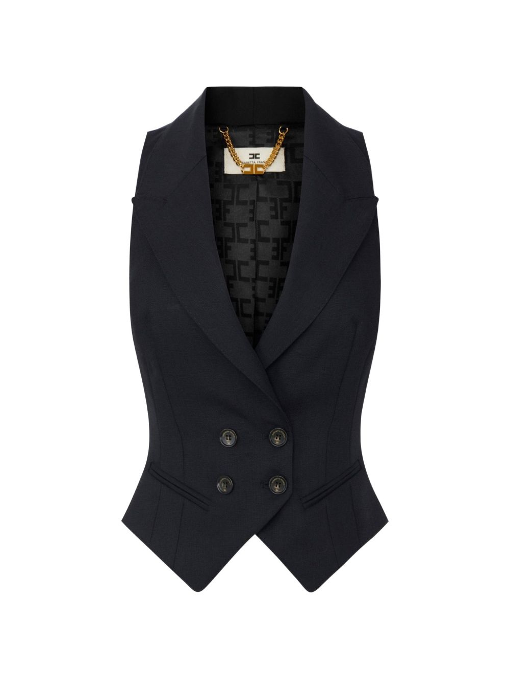 WOOL DOUBLE-BREASTED VEST