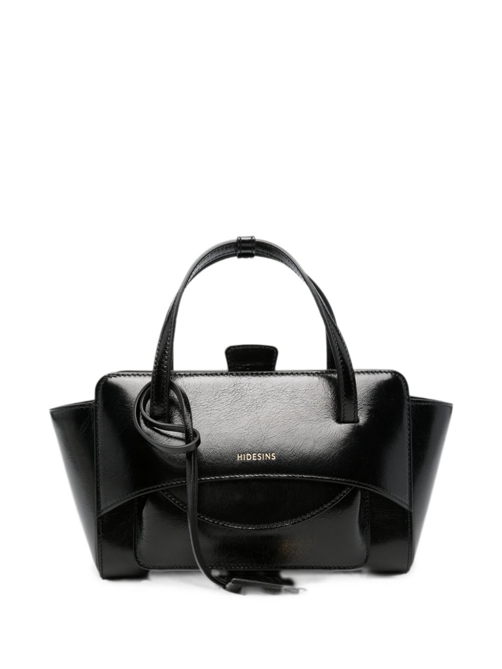 FLAP SMALL LEATHER TOTE
