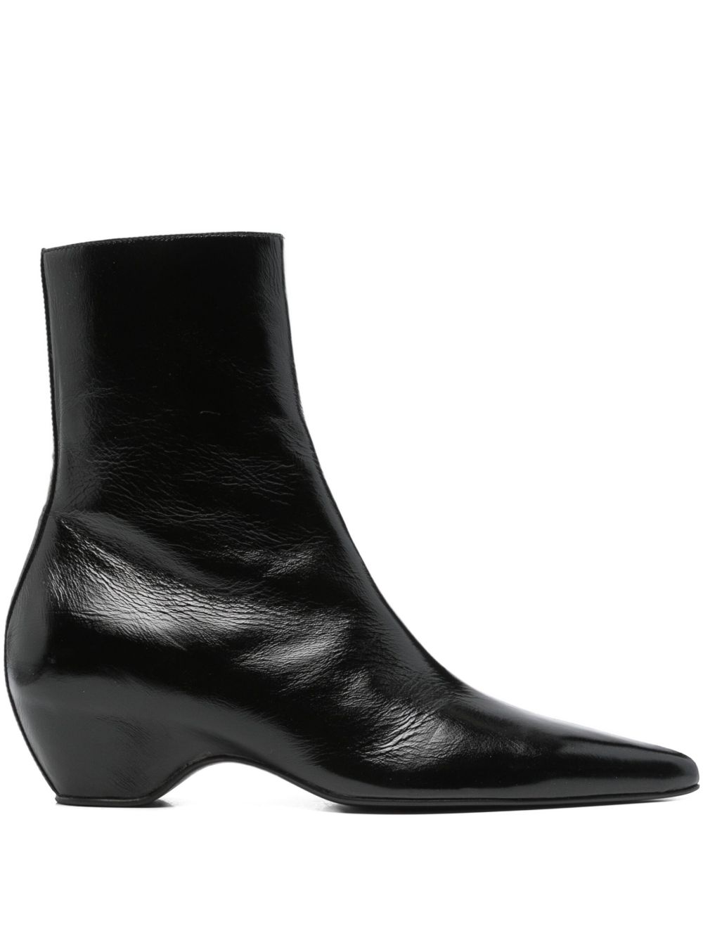 SYBIL LEATHER ANKLE BOOTS
