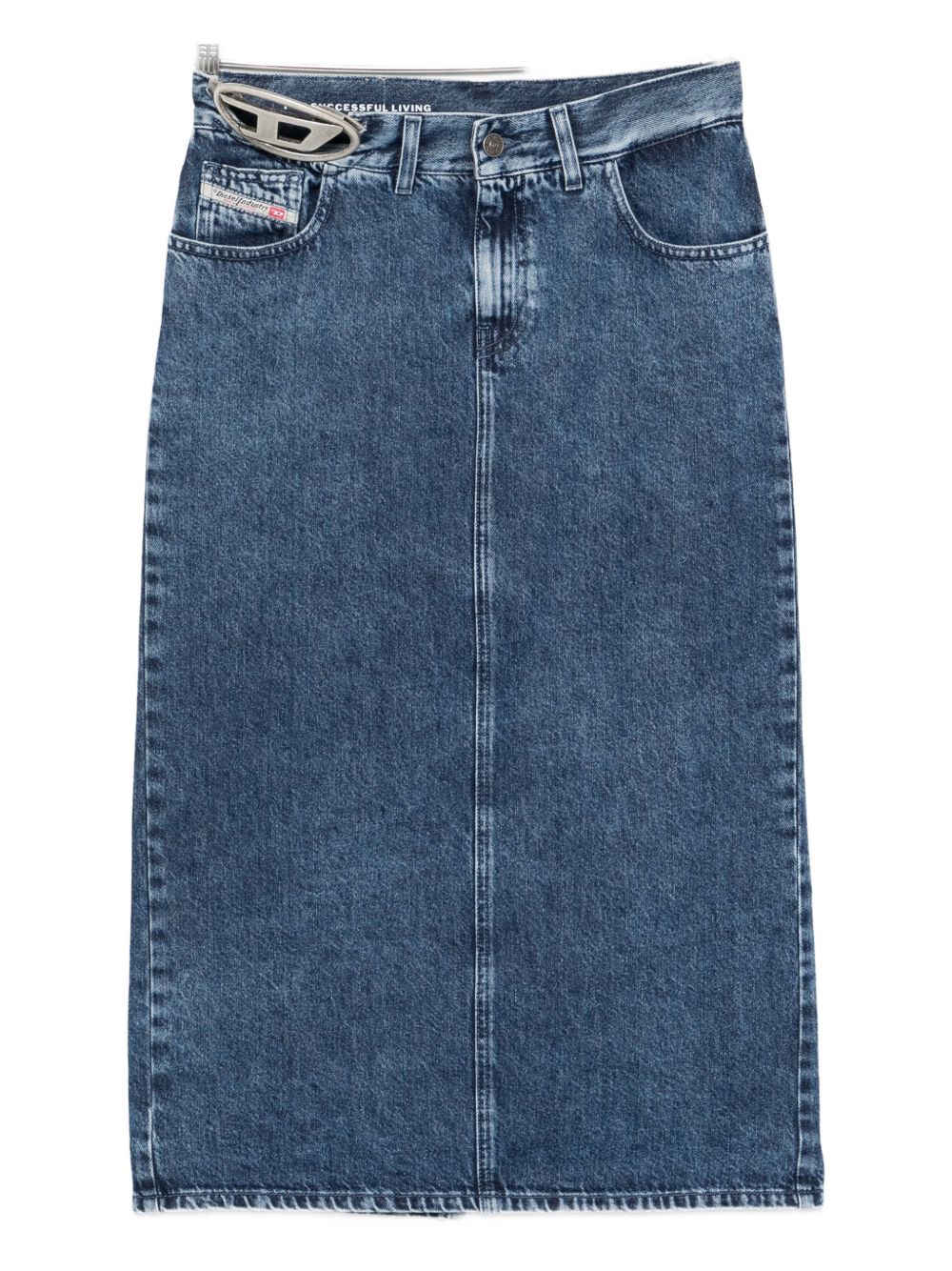 DENIM MIDI SKIRT