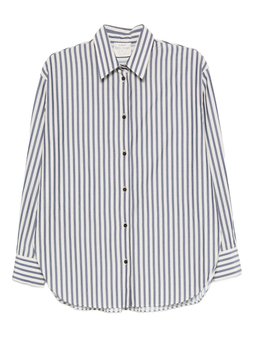 STRIPED COTTON BLEND SHIRT