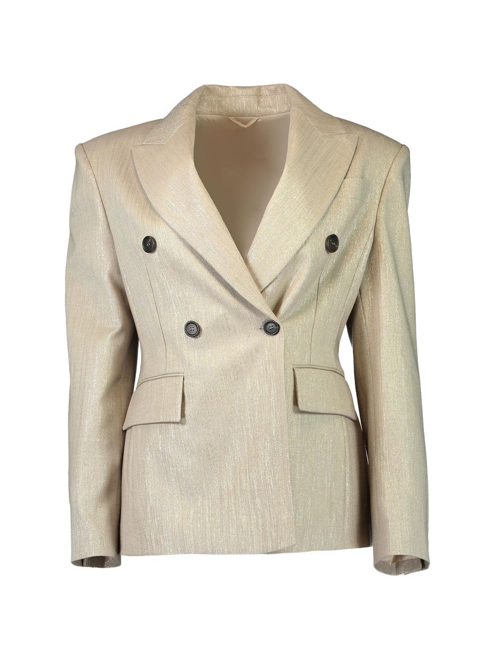 WOOL BLEND DOUBLE-BREASTED JACKET