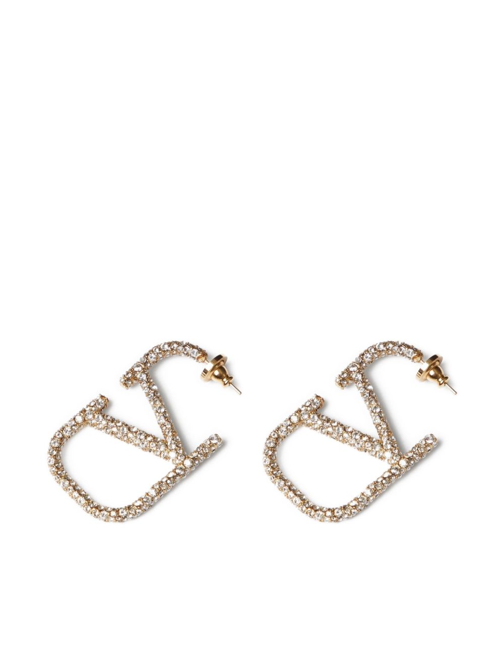 VLOGO SIGNATURE STRASS EARRINGS