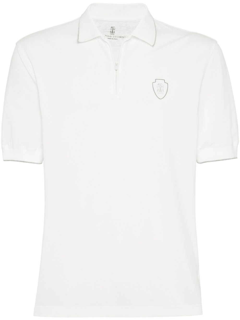 ZIPPED POLO SHIRT