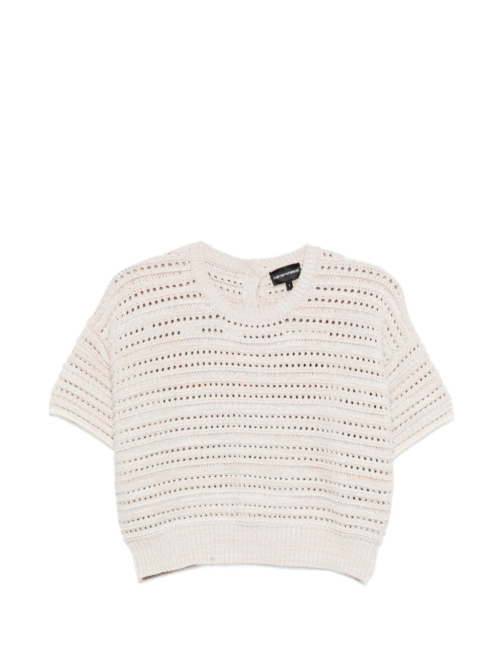 COTTON OPEN-KNIT CARDIGAN