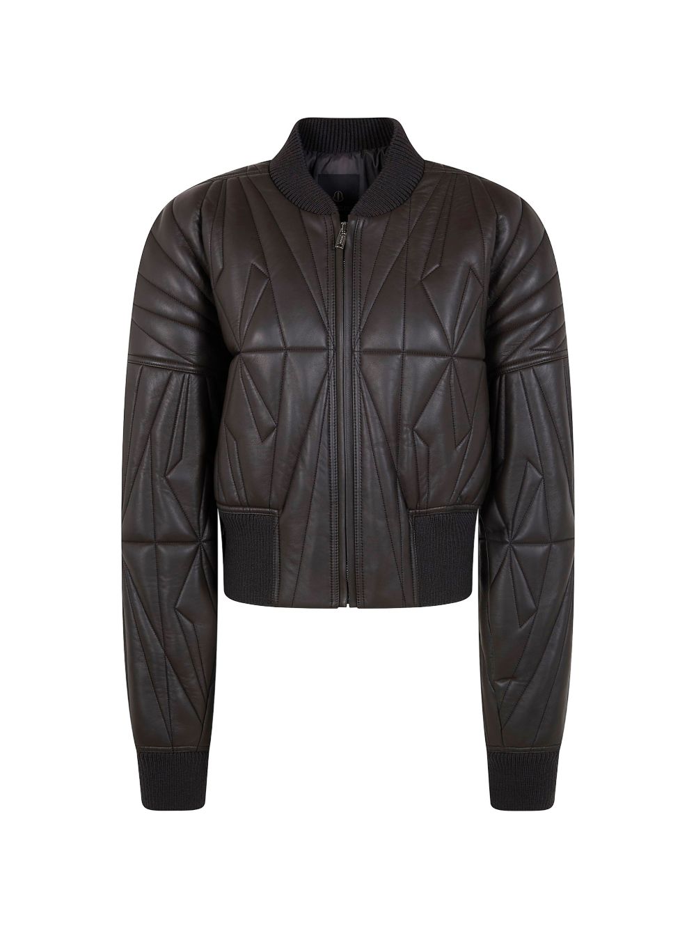 LEATHER BOMBER JACKET