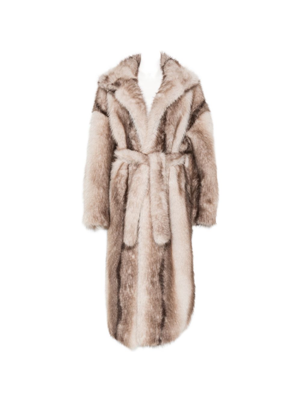 RAVELLO FAUX FUR LONG COAT