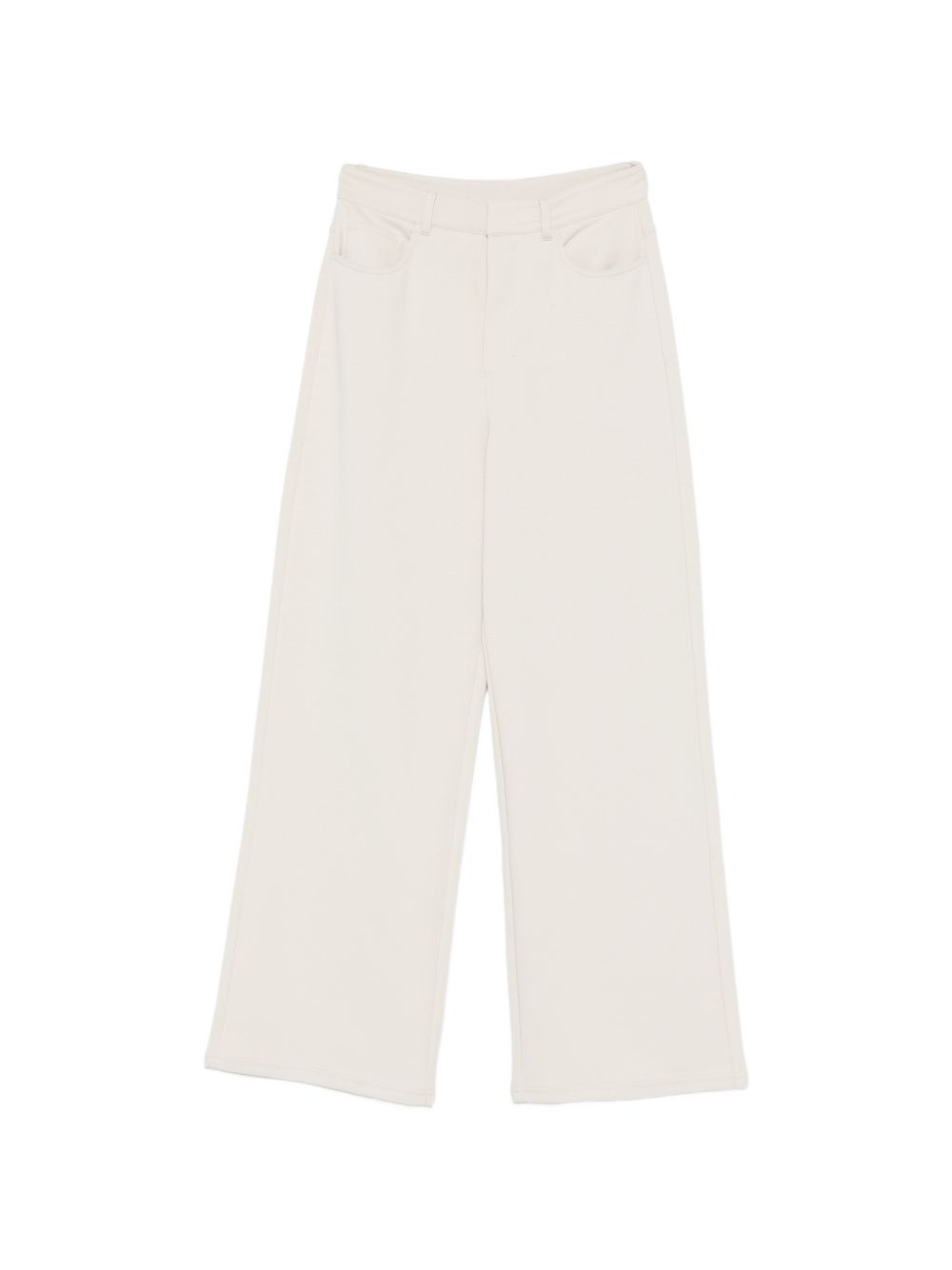 COTTON WIDE-LEG TROUSERS
