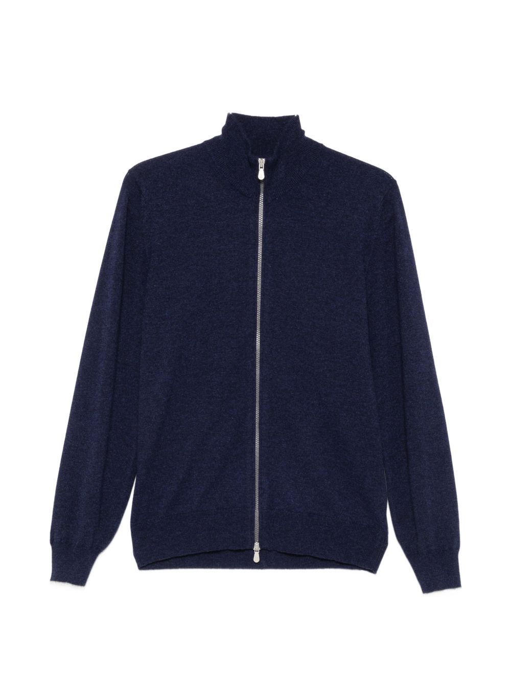 CASHMERE ZIPPED CARDIGAN