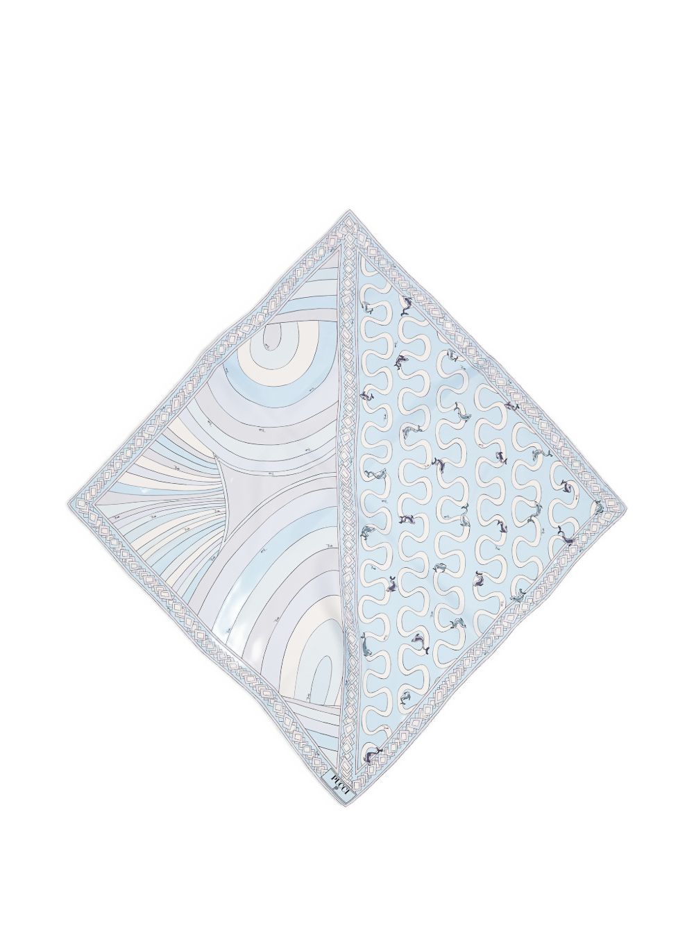 PRINTED SILK FOULARD