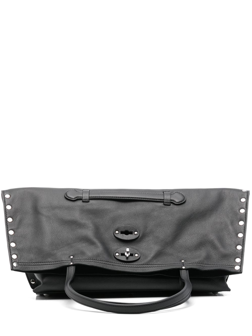 A'SPASSO SAETA MEDIUM LEATHER HANDBAG