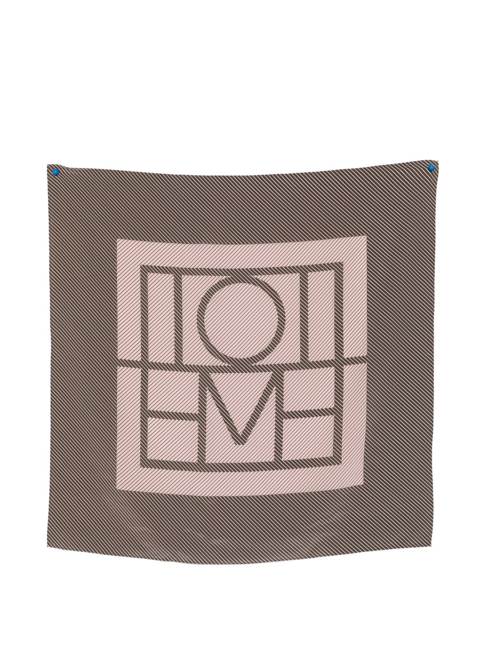 MONOGRAM SILK FOULARD