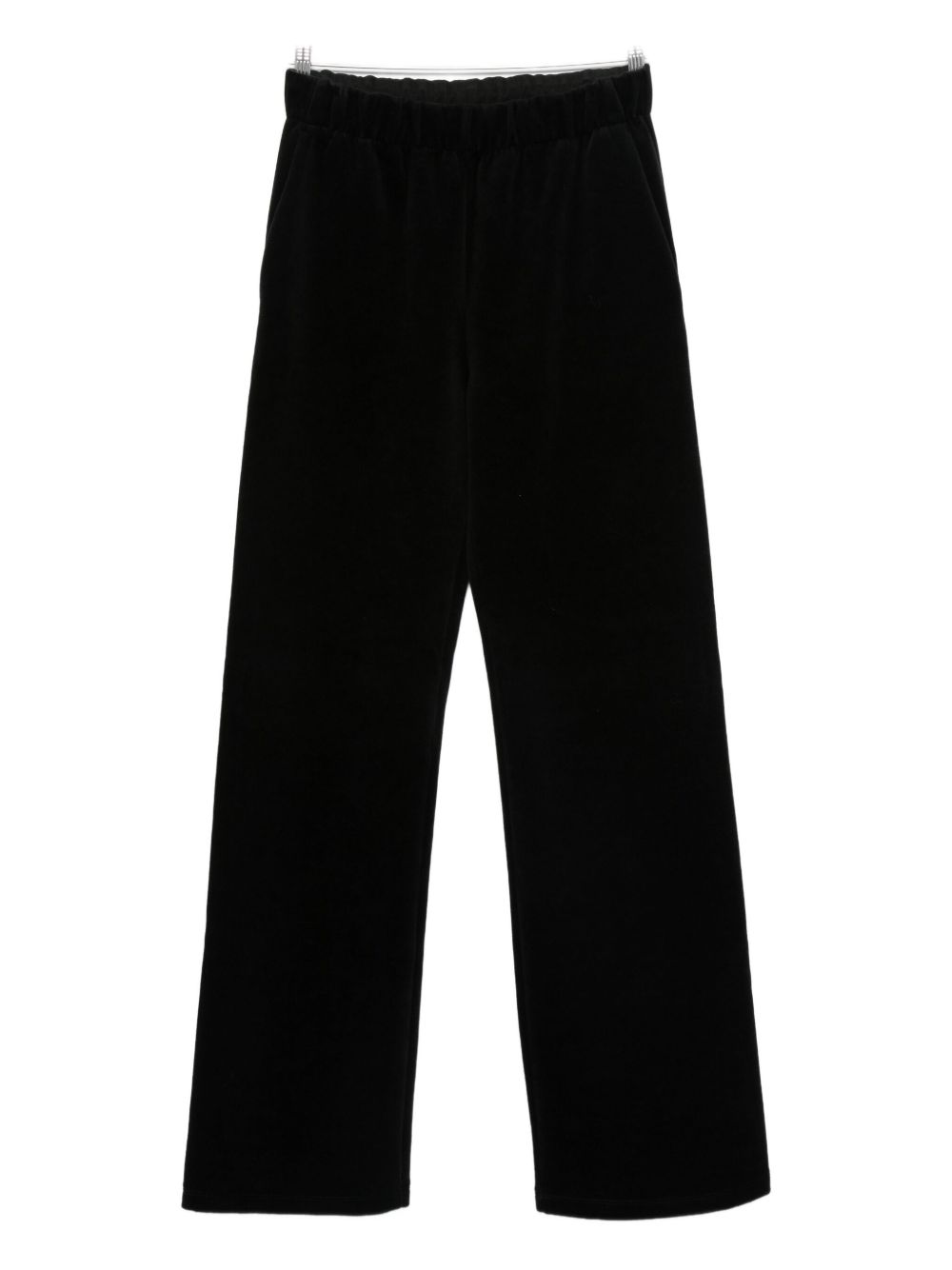 COTTON WIDE-LEG TROUSERS