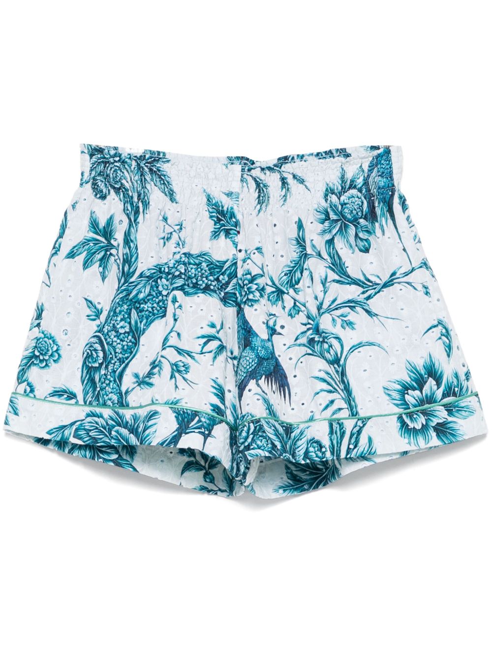 PRINTED COTTON SHORTS