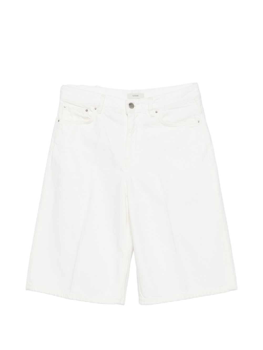 DENIM COTTON BERMUDA SHORTS
