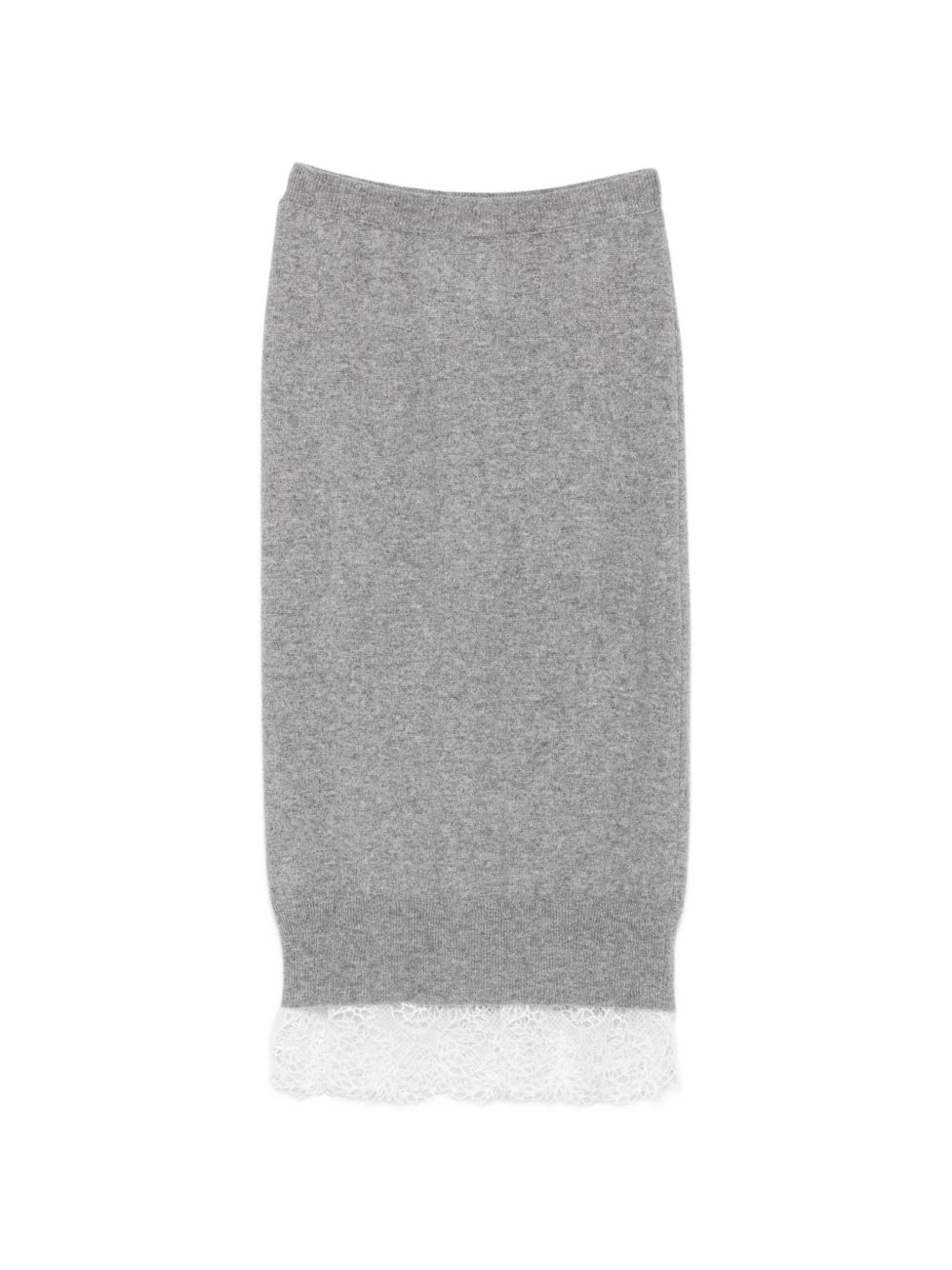 CASHMERE MIDI SKIRT