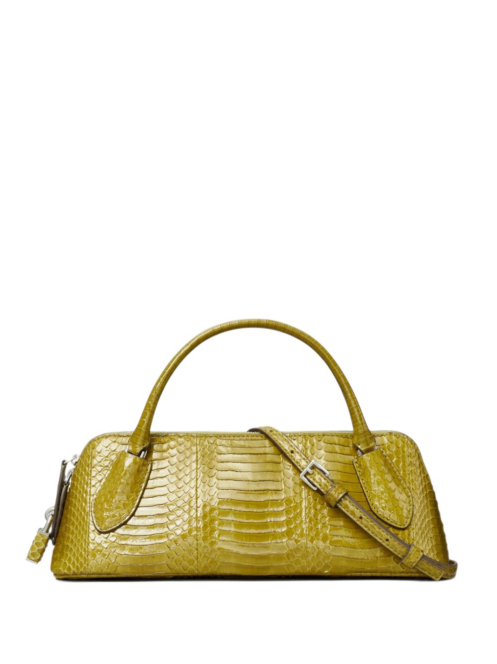 TORY BURCH · LOCK LEATHER HANDBAG