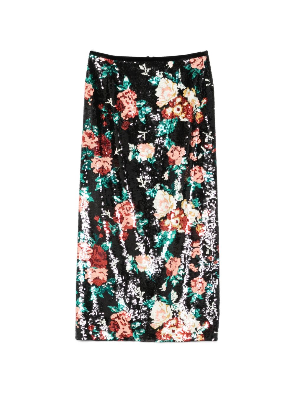 SEQUINED MIDI SKIRT