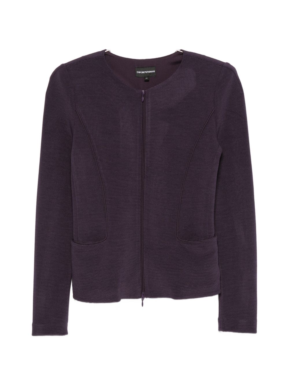 ZIPPED BLAZER JACKET