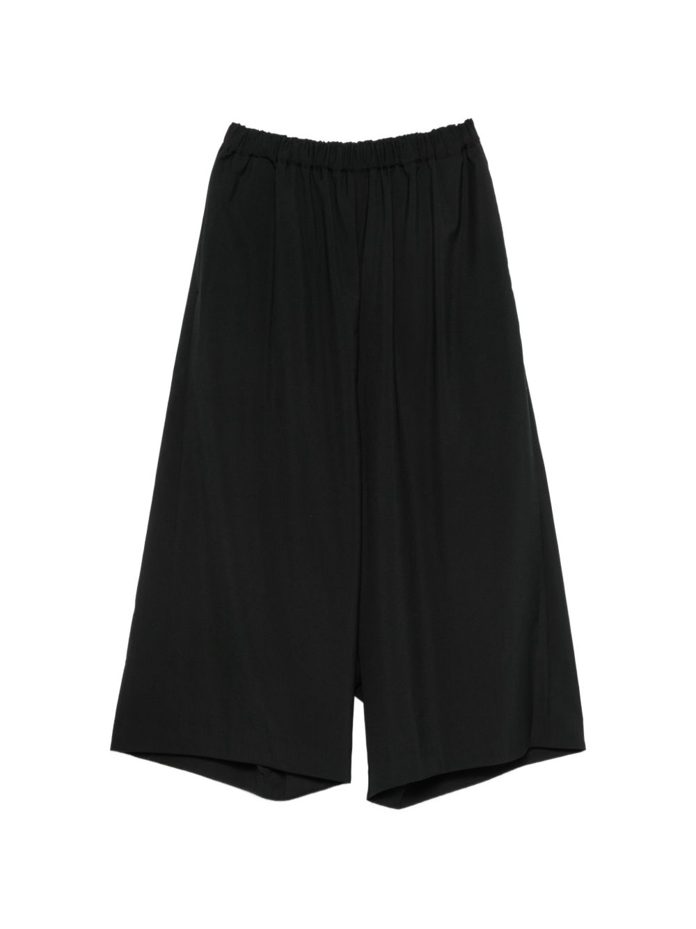 WOOL WIDE-LEG TROUSERS