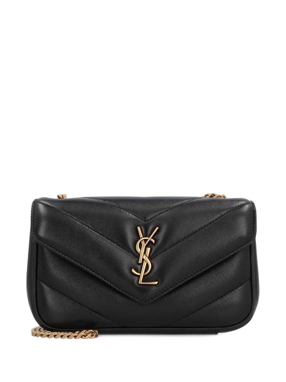 LOULOU MINI LEATHER CROSSBODY BAG
