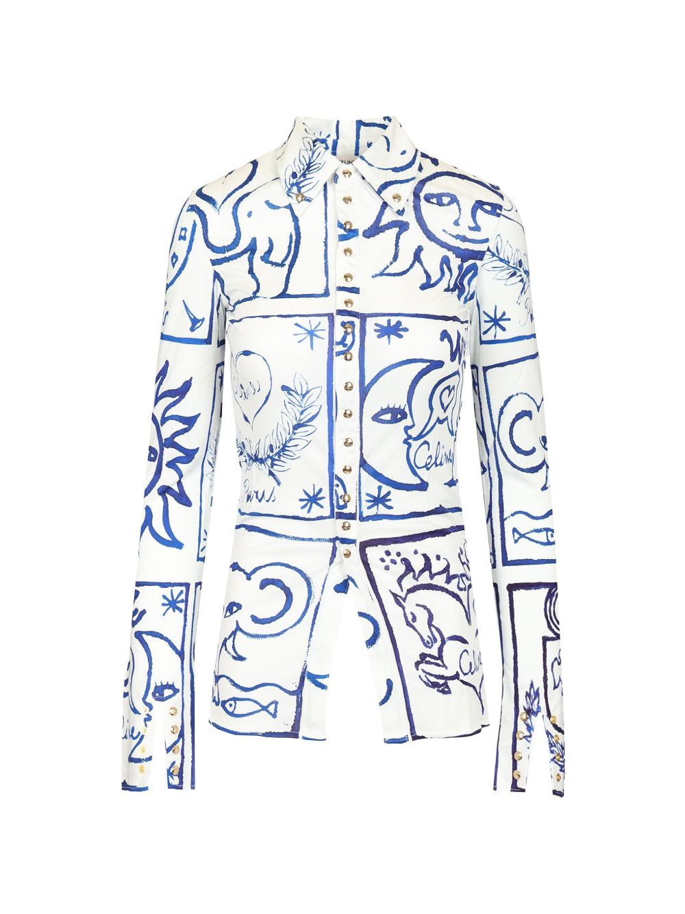 PRINTED SILK SHIRT