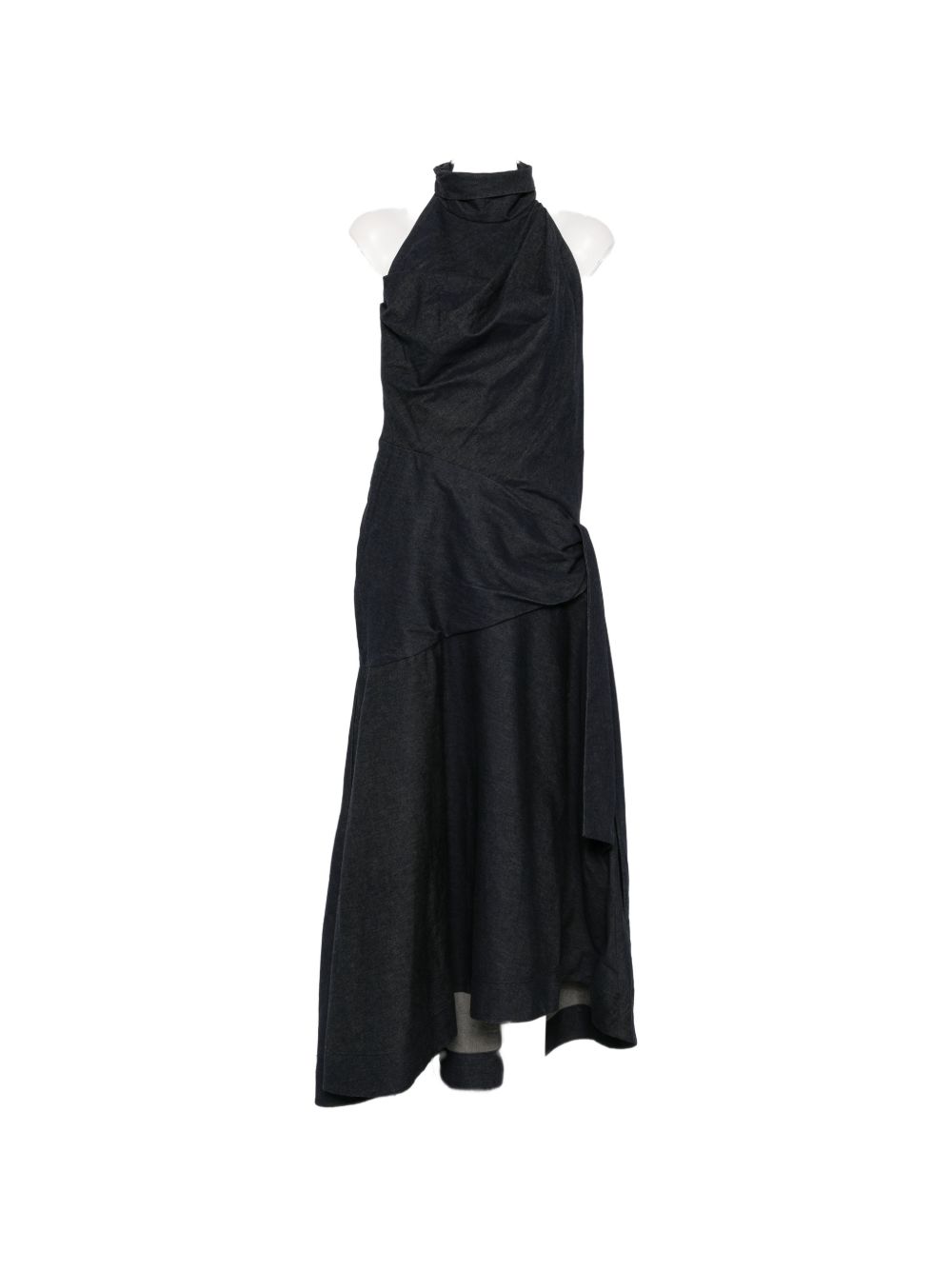 VALIANT DENIM DRAPED DRESS