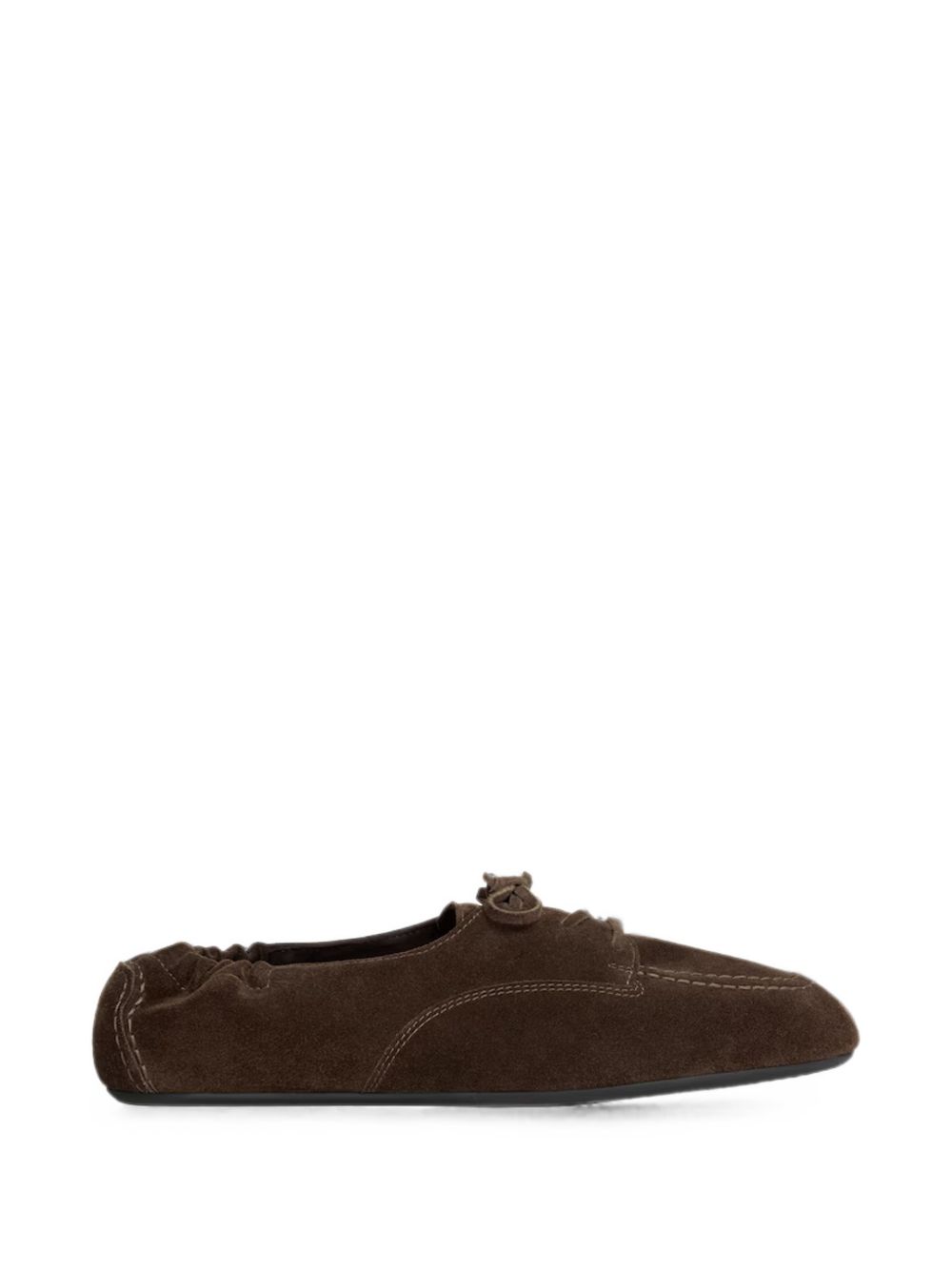 SUEDE LEATHER LACE-UP SHOES