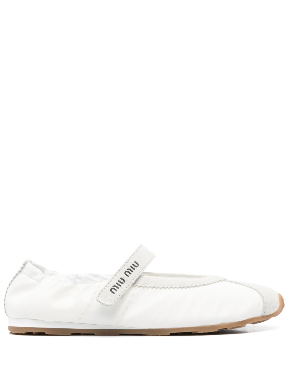 PLUME SUEDE AND NYLON BALLETS
