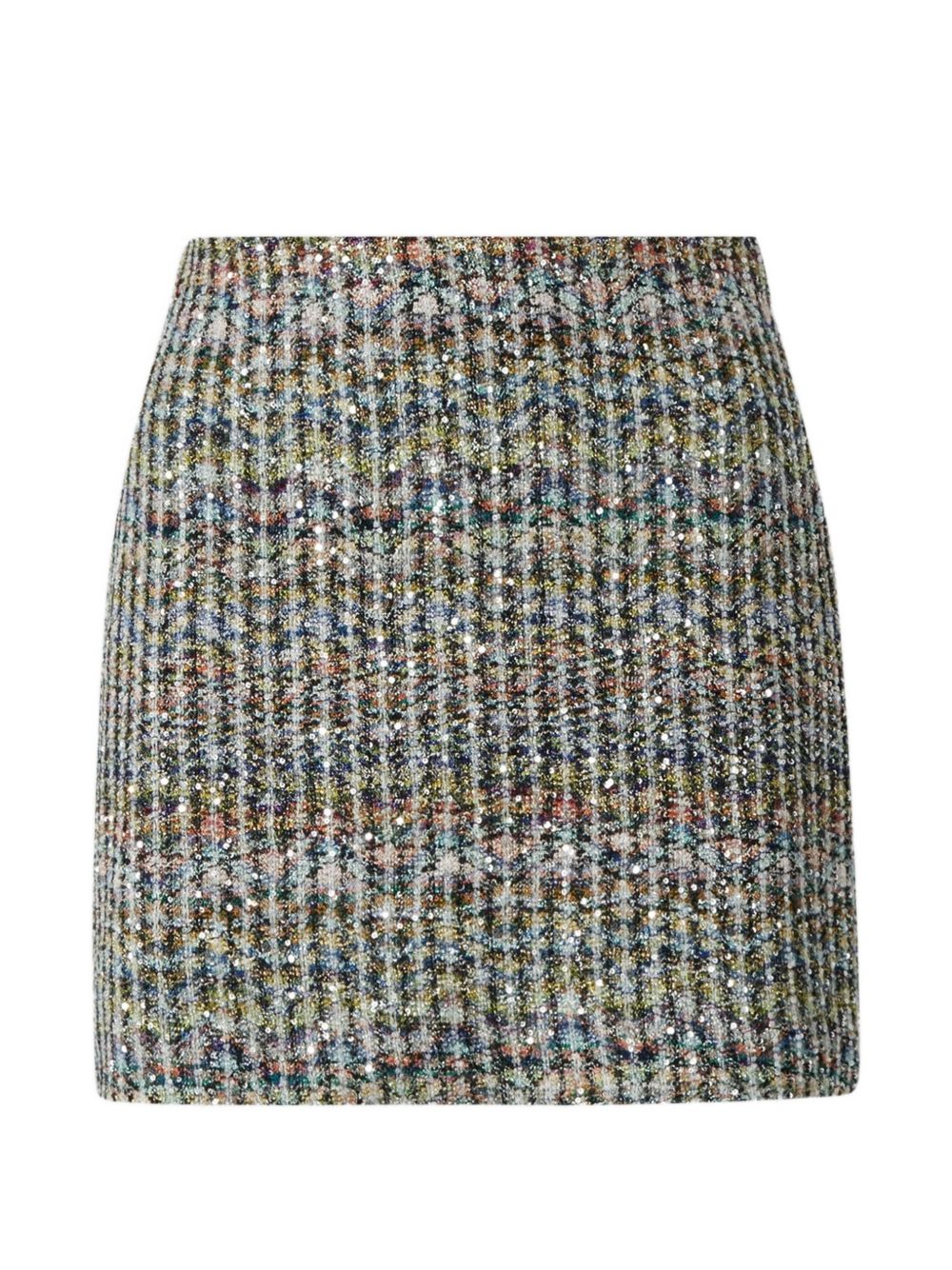 ZIG ZAG MOTIF MINI SKIRT