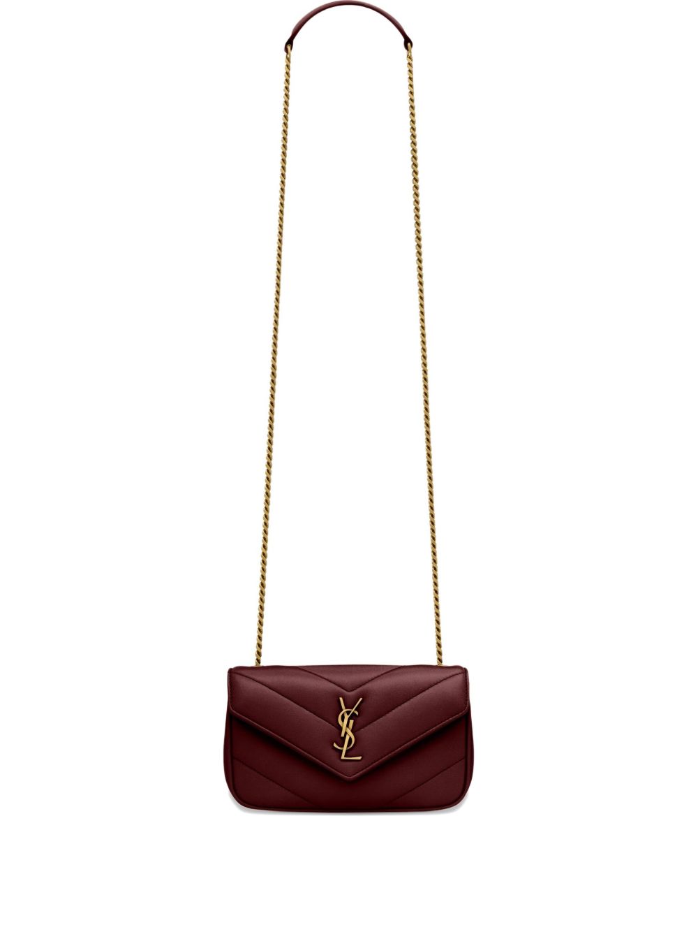 LOULOU MINI LEATHER CROSSBODY BAG