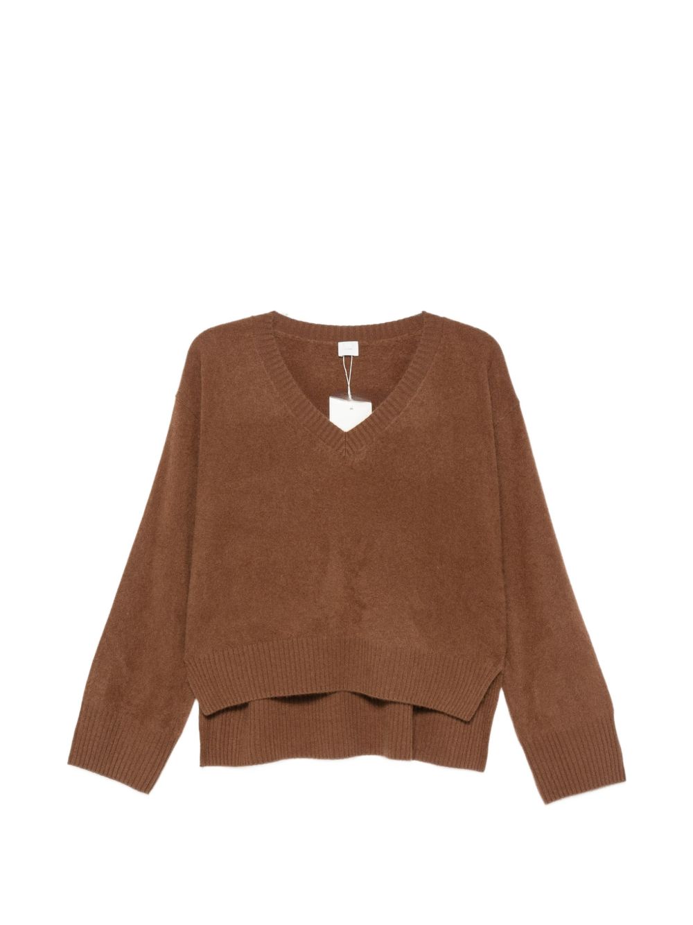 WOOL V-NECKED JUMPER