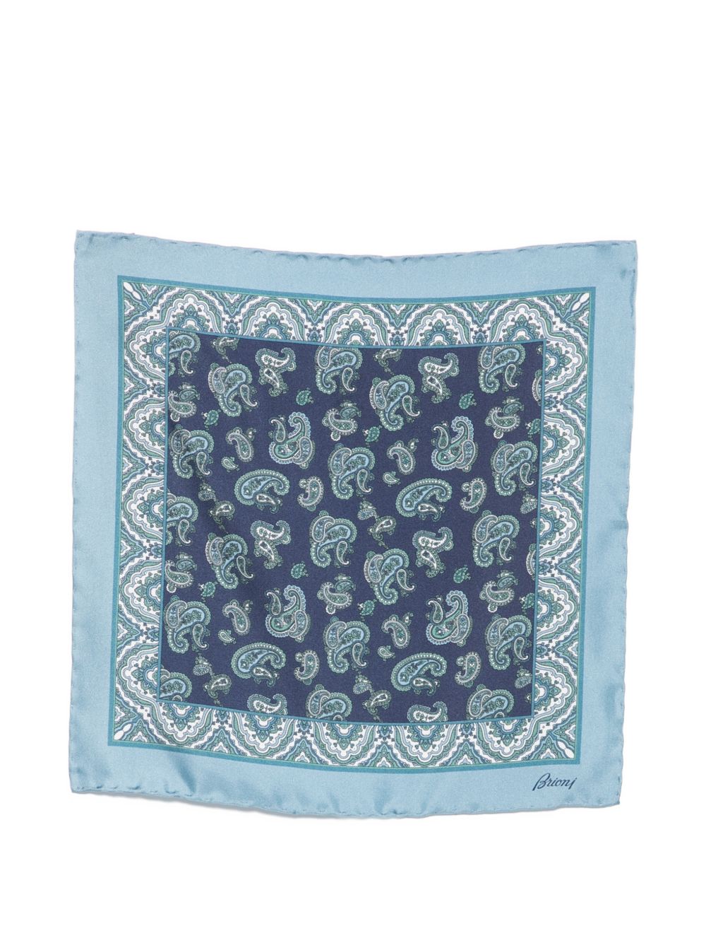 PRINTED SILK POCKET SQUARE