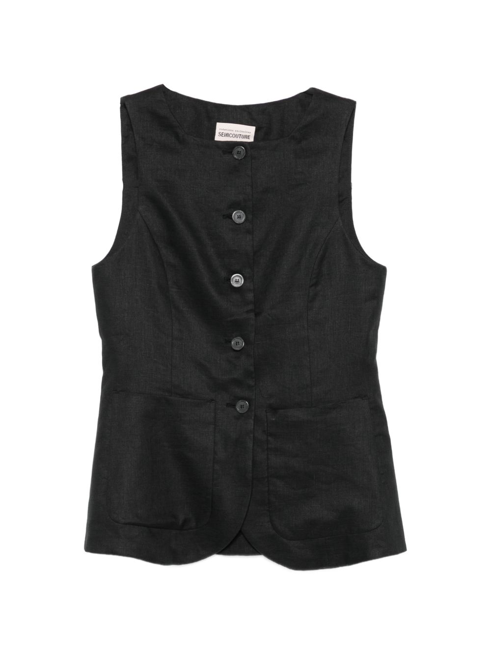 GLENNA LINEN VEST