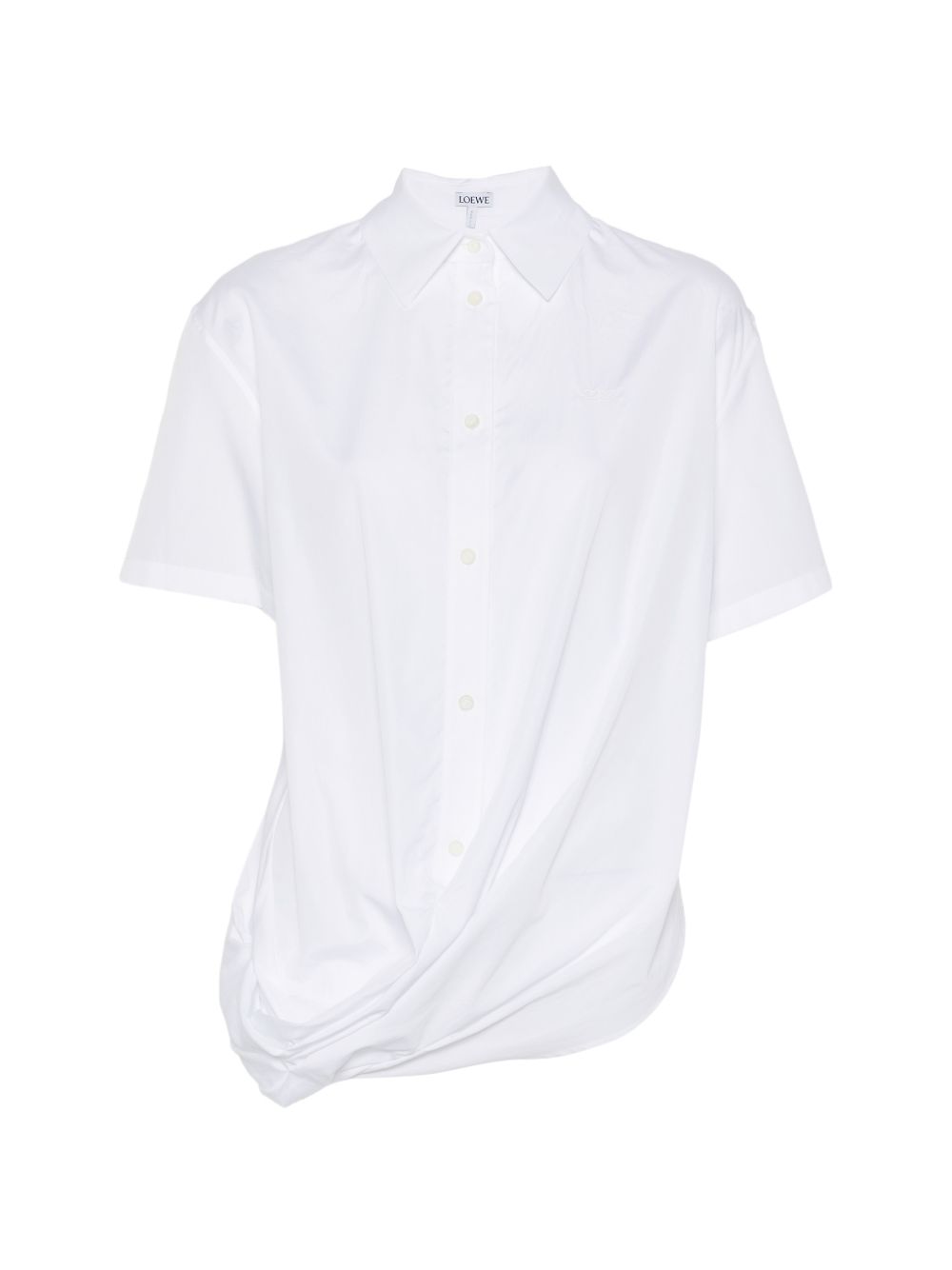 COTTON DRAPED SHIRT