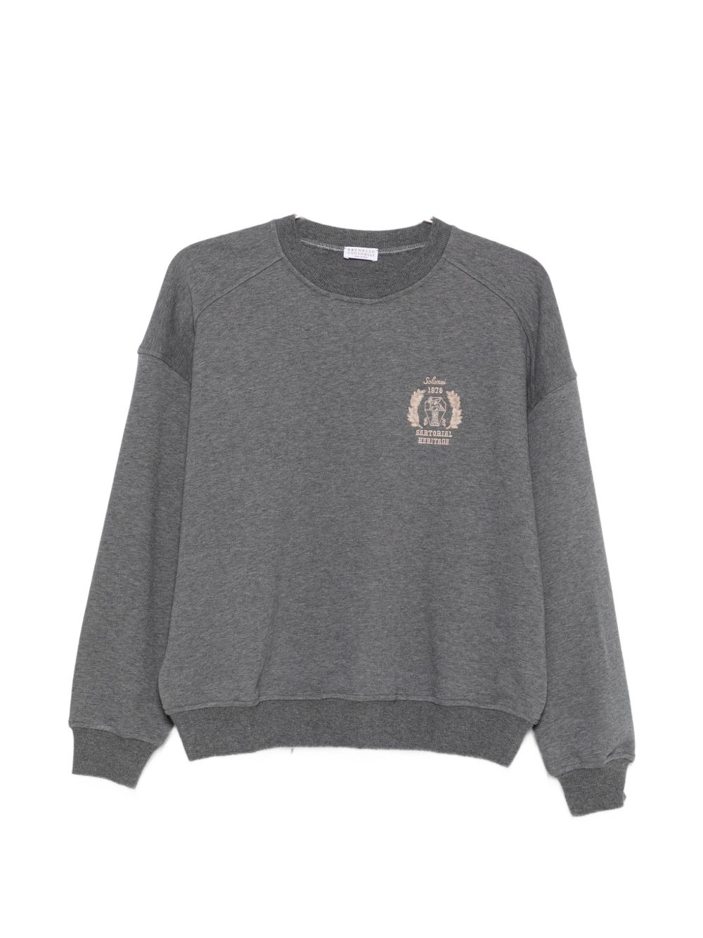 LOGO COTTON CREWNECK SWEATER