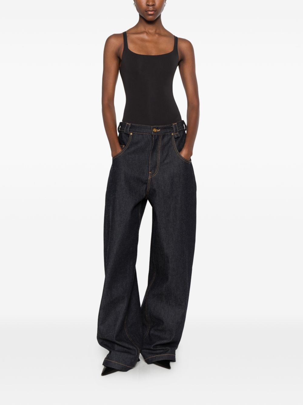 SKIMS · SQUARE NECK BODYSUIT