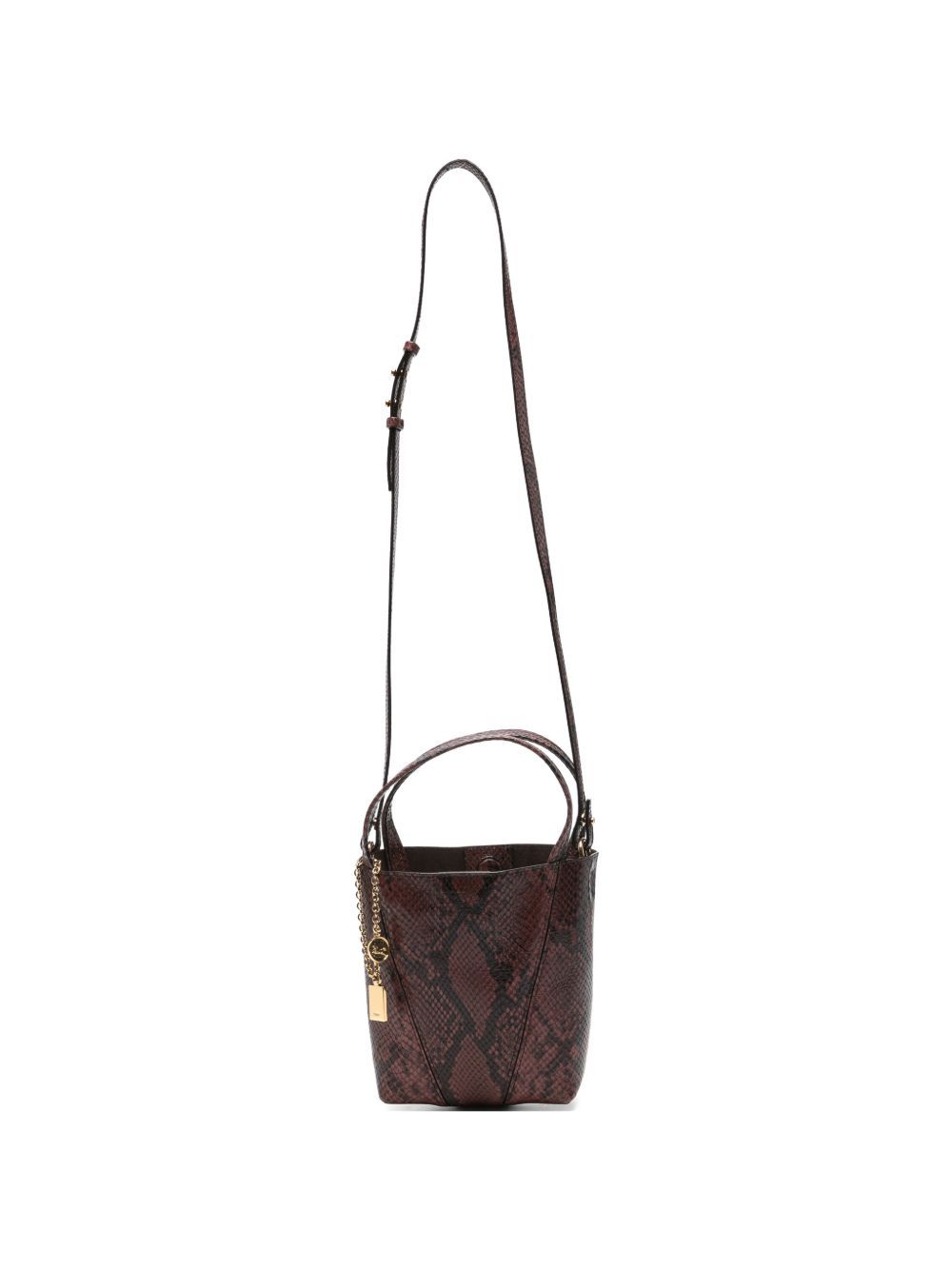 CHLOÉ SPIN LEATHER TOTE BAG