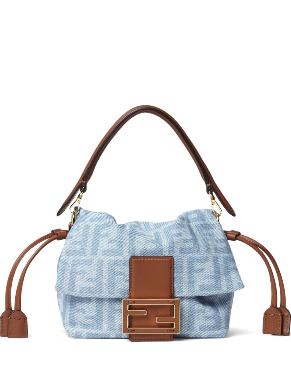 MAMMA BAGUETTE SMALL DENIM HANDBAG