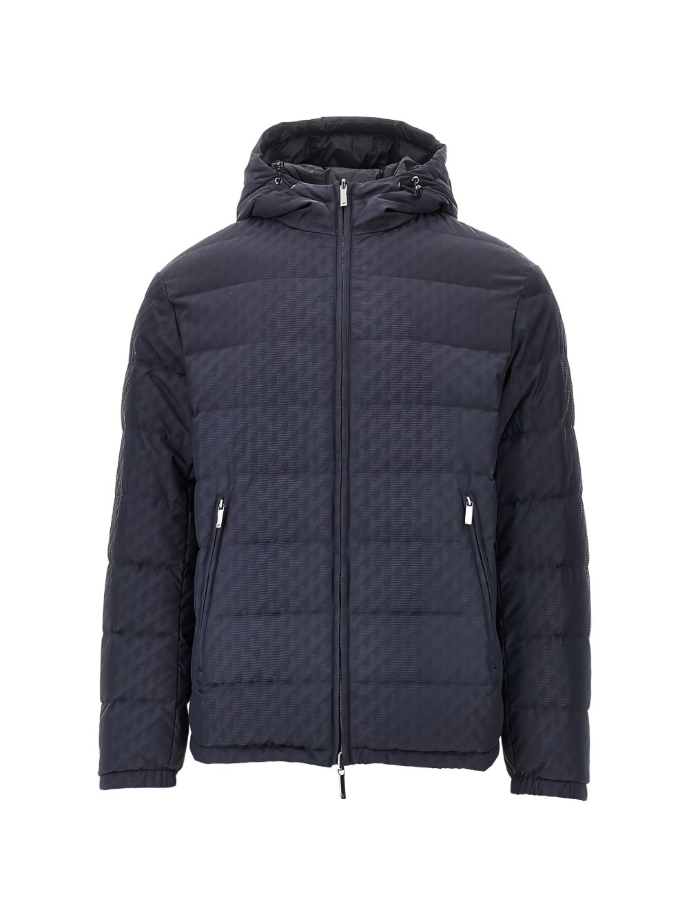 HOODED SHORT DOWN JACKET