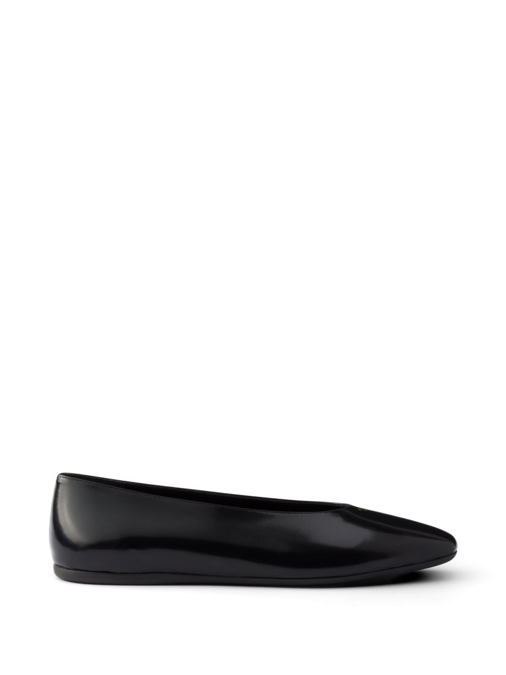 PRADA · LEATHER BALLET FLATS