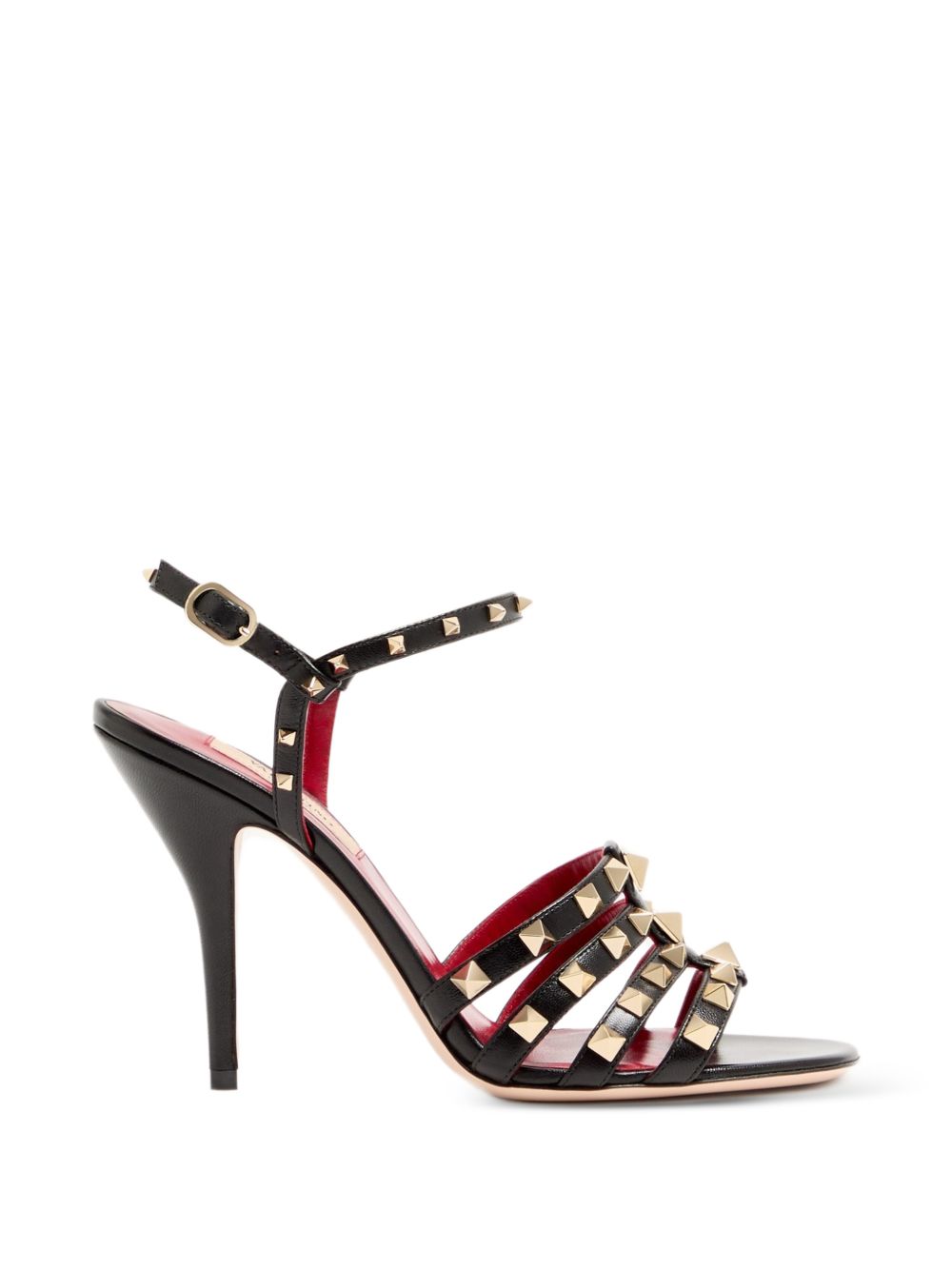 ROCKSTUD LEATHER SANDALS