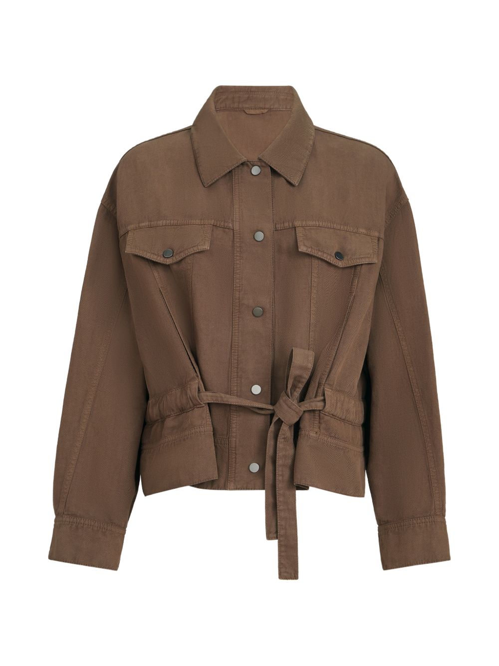 LINEN CROPPED JACKET