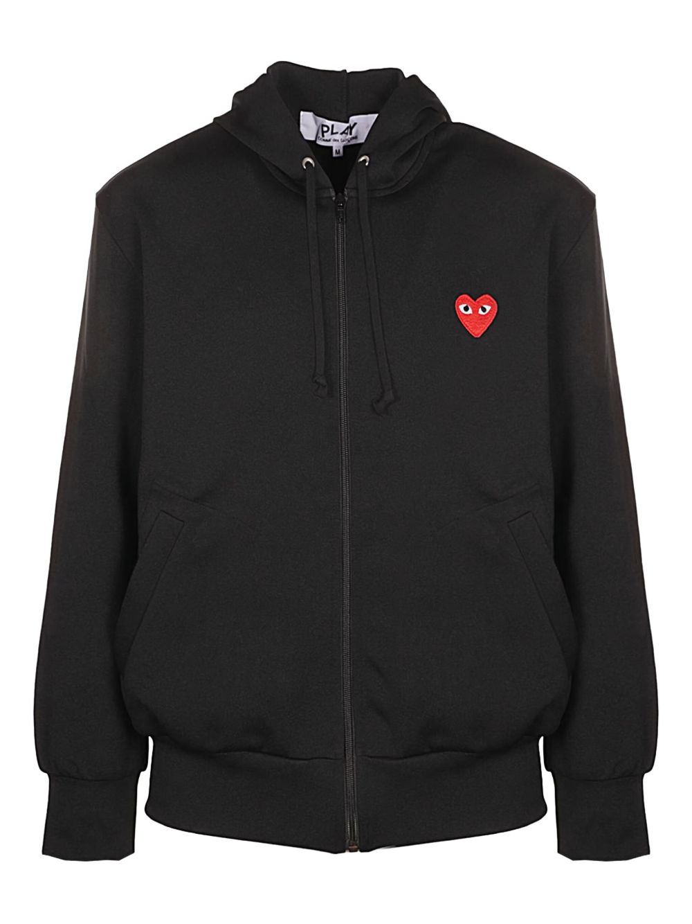 COMME DES GARÇONS PLAY · RED HEART COTTON HOODIE