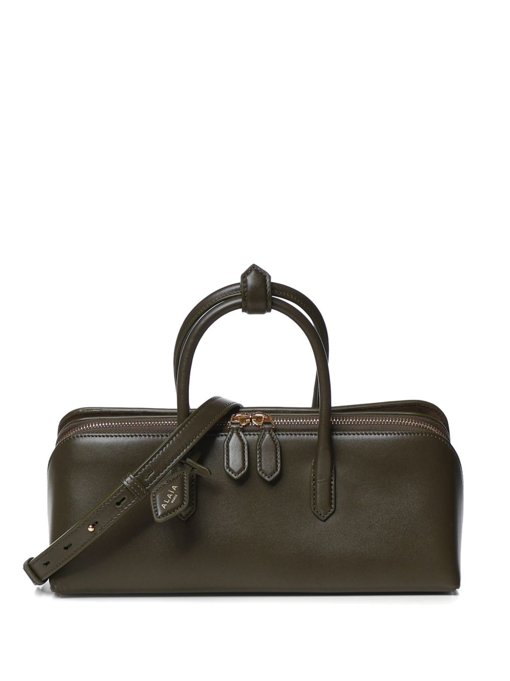 DELTA SMALL LEATHER HANDBAG