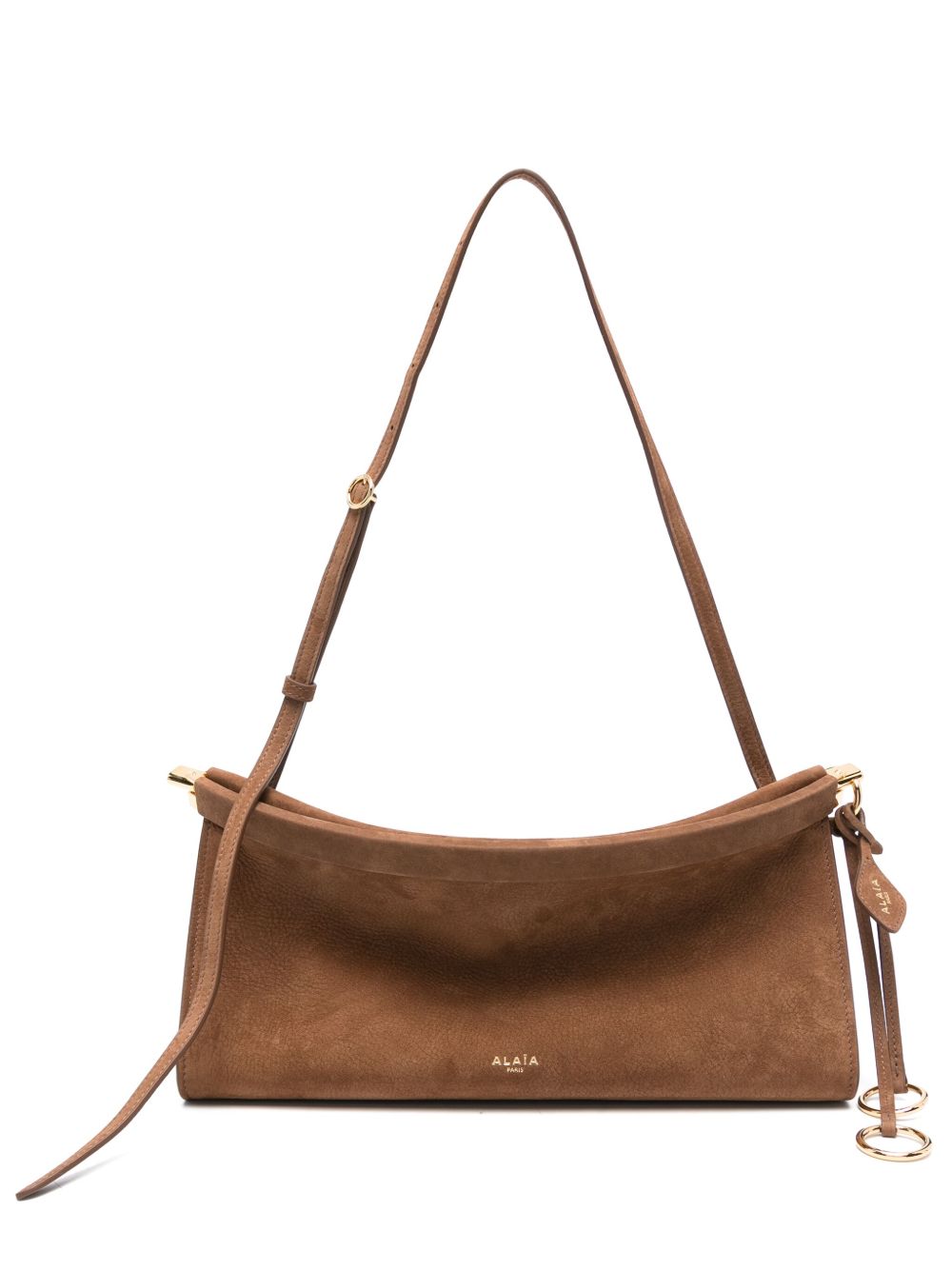 LE CLICK EAST WEST MEDIUM LEATHER SHOULDER BAG