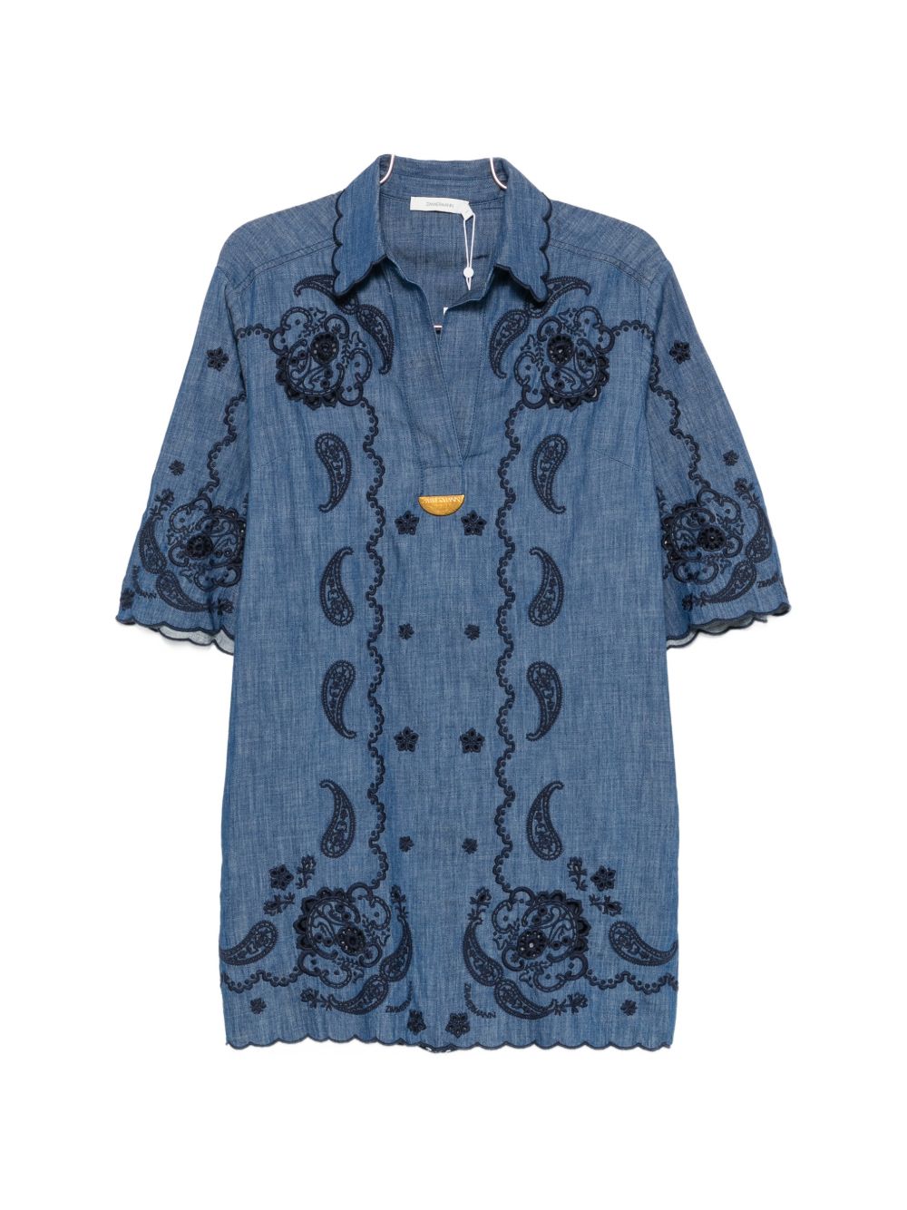 ASTER DENIM MINI DRESS
