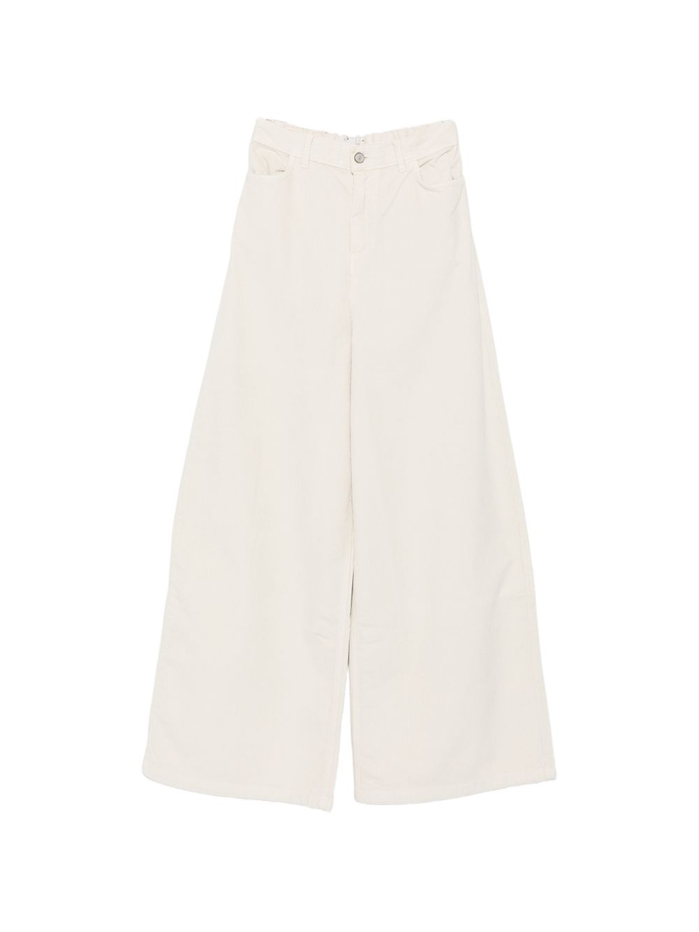 VELVET FLARED TROUSERS